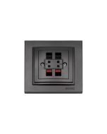 ΠΡΙΖΑ HI-FI ΔΙΠΛΗ ΜΑΥΡΟ Eurolamp 152-10362