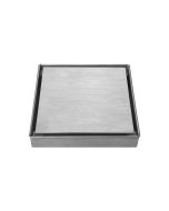 Square Brushed nickel - Σιφώνι δαπέδου 15217