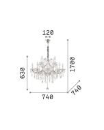 NAPOLEON SP12 ORO Ideal Lux 167404