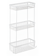 Τριπλή Γωνιακή Σπογγοθήκη Λευκό Bronze Art Σπογγοθήκες 1698-AA-3