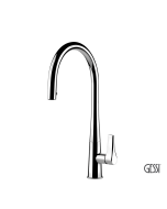 Μπαταρία Νεροχύτη Κουζίνας με Τηλέφωνο Ντους Proton Gessi Chrome 17153-031