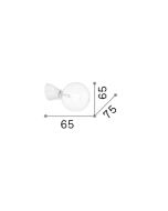 WINERY AP1 BIANCO Ideal Lux 180298