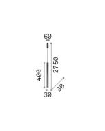 ULTRATHIN SP D040 ROUND ON-OFF CROMO Ideal Lux 187662