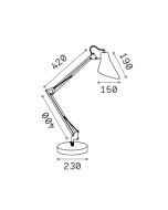 SALLY TL1 TOTAL WHITE Ideal Lux 193946