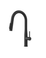 Orabella Pure water black matt - Μπαταρία Κουζίνας με αποσπώμενο ντουζ 2 ροών 20140