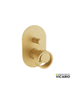 Μίκτης Εντοιχισμού 2 Εξόδων Halo Vicario Brushed Gold 515050D-201