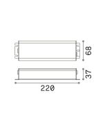 ARCA EGO DRIVER ON-OFF 096W 48Vdc Ideal Lux 223162
