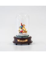 ΓΥΑΛΙΝΟΣ ΘΟΛΟΣ, ΜΕ ΑΛΟΓΟ ΚΑΙ ΠΑΙΔΑΚΙ ΣΤΟ ΕΣΩΤΕΡΙΚΟ ΤΟΥ, ΜΠΑΤΑΡΙΑΣ, ΜΕ ΜΟΥΣΙΚΗ ΚΑΙ ΚΙΝΗΣΗ, 13,5x13,5x20cm Eurolamp 600-45816