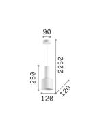 HOLLY SP1 NERO Ideal Lux 231563