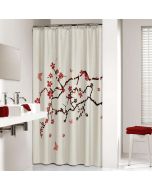 Blossom 180x200 red κουρτίνα μπάνιου υφασμάτινη Sealskin 233451359