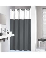 Double 180x200 grey κουρτίνα μπάνιου υφασμάτινη Sealskin 233521314