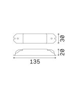 NOVA DRIVER DALI/PUSH 12W 300mA Ideal Lux 243986