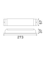 STRIP LED DRIVER DALI/PUSH 150W 24Vdc Ideal Lux 244587