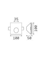 WALKY-3 FI Ideal Lux 249834