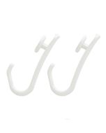 Easy roll hooks 12 pcs white κρίκοι κουρτίνας μπάνιου Sealskin 251160210