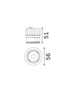 DYNAMIC SOURCE 09W 3000K Ideal Lux 252988