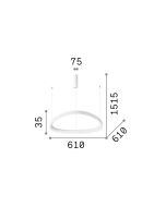 GEMINI SP D061 ON-OFF OTTONE 3000K Ideal Lux 269832