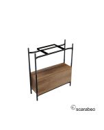 ΕΠΙΠΛΟ ΜΠΑΝ.LAILA 2703-NROP ΜΕ ΣΥΡΤΑΡΙ 2712-89 SCARABEO 270312-NROP89