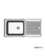 Νεροχύτης Κουζίνας Ανοξείδωτος Arena 100x50 Fortinox Inox Λείο  27110-110