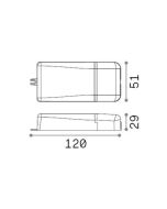 BENTO DRIVER DALI/PUSH 20W 350 mA Ideal Lux 287874