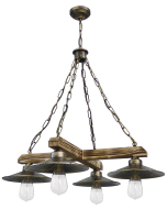 Φωτιστικό κρεμαστό R-150CROSS 4/L CHAIN Heronia 30-0053