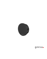 Άγκιστρο μπάνιου μονό 1,9εκ. Φ54 OPAL Geesa Black Matt 7245-400