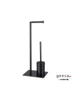 Χαρτοθήκη Επιδαπέδια με Πιγκάλ Sealskin Geesa Black  800203-400