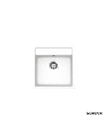 Νεροχύτης Κουζίνας Γρανίτη Manhattan 49x51 Schock Cristalite Super White Granite 30050-1301