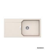 Νεροχύτης Κουζίνας Γρανίτη Manhattan 100x51 Schock Cristalite Everest Granite  30100-1511