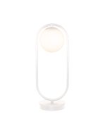 InLight Επιτραπέζιο φωτιστικό σε λευκή απόχρωση και λευκή οπαλίνα 1XG9 D:40cm 3041-WH