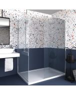 Orabella Serena H185 90 cm - Καμπίνα ελεύθερης τοποθέτησης με βραχίονα στήριξης τοίχου 30497