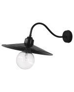 Φωτιστικό επιτοίχιο AS-180AP 1L BLACK Heronia 31-0978