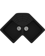 Νεροχύτης Κουζίνας Ένθετος 83*83*50 cm Ερμάριο 90 εκ. Metallic Space Sanitec Libra 310