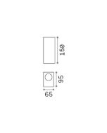 UP AP2 GRIGIO Ideal Lux 326993