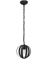 Κρεμαστό φωτιστικό μεταλλικό LAMA/18 1/L CHAIN BLACK Heronia 34-0066