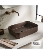 Νιπτήρας Πορσελάνης 50x36 Bianco Ceramica taupe Matt 34050-530