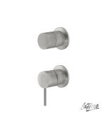 Μίκτης Εντοιχισμού 2 Εξόδων Elle316 La Torre Brushed Inox 35314-111