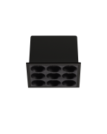 LIKA FI SLIM SQUARE 10W 3000K NERO Ideal Lux 369518