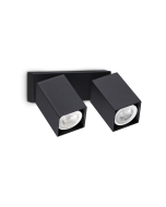 DYNAMITE AP2 SQUARE NERO Ideal Lux 371238