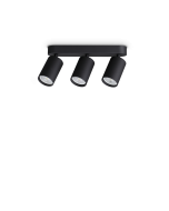 DYNAMITE PL3 LINEAR ROUND NERO Ideal Lux 371252