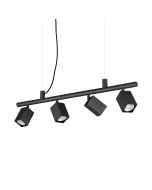 DYNAMITE SP4 SQUARE NERO Ideal Lux 371382