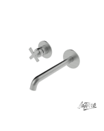 Μπαταρία Νιπτήρα Τοίχου Εlle Cross La Torre Inox 38032-110