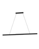 Κρεμαστό Φωτιστικό Ράγα Μαύρο L180xH150cm LED 3000K 2600lm  Eglo Montgebuono 390368