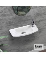 Νιπτήρας Πορσελάνης 44x20 Bianco Ceramica White 39245-300