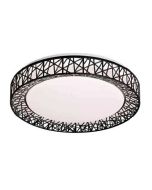 InLight Πλαφονιέρα οροφής LED 36W 4cct από λευκό ακρυλικό D:50cm 42049-Μα΄ύρο