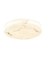 Φωτιστικό οροφής, LED 48W Alabaster & ritine, 5280 lm, 3CCT by switch on base D:60x6cm 42053-B