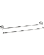 Πετσετοθήκη Διπλή Χρώμιο Bronze Art Toronto 4216-10