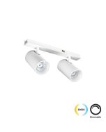 Διπλό Σποτ Track 10W Λευκό Slim Magnetic Viokef 4288901