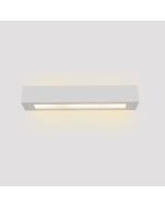 Επιτοίχιο φωτιστικό λευκό από γύψο 2xE14 D:45cm 43049-A-White