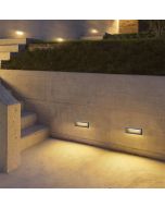 Χωνευτό Φωτιστικό Τοίχου Ανθρακί Flik Viokef 4308701